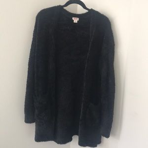 Target fuzzy long sweater